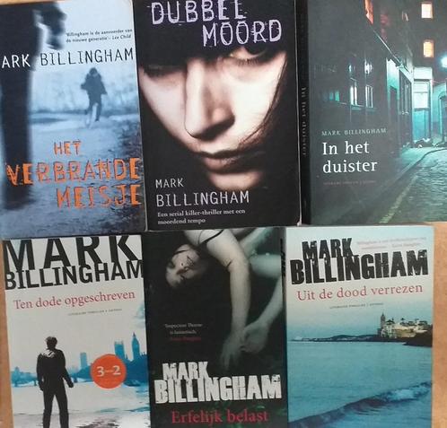 5x Mark Billingham oa: Erfelijk belast, Uit de dood verrezen, Boeken, Thrillers, Gelezen, Europa overig, Ophalen of Verzenden