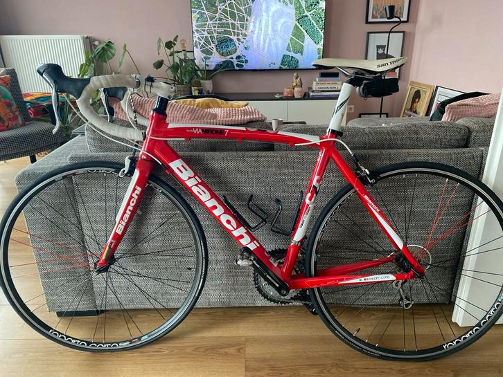Bianchi Via Nirone 7 racefiets - Zeer goede staat!, Fietsen en Brommers, Fietsen | Racefietsen, Zo goed als nieuw, Heren, Overige merken