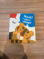Ssst! De tijger slaapt - Britta Teckentrup, Ophalen of Verzenden, Zo goed als nieuw, Uitklap-, Voel- of Ontdekboek, 1 tot 2 jaar
