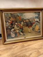 Schilderij: Dorpsfeest in Gouden Lijst Pieter Breugel, Ophalen