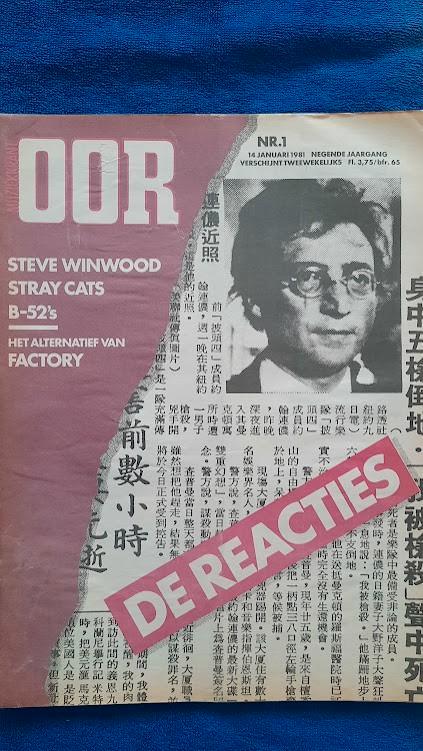 OOR 1-1981 Lennon overlijden Stray Cats Winwood Whitesnake, Boeken, Tijdschriften en Kranten, Zo goed als nieuw, Muziek, Film of Tv