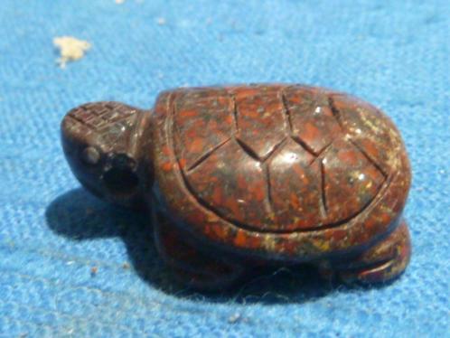 Hanger schildpad van bonte jaspis, Sieraden, Tassen en Uiterlijk, Edelstenen, Nieuw, Ophalen of Verzenden
