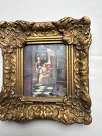 Vermeer Schilderij met Gouden Lijst, Antiek en Kunst, Ophalen