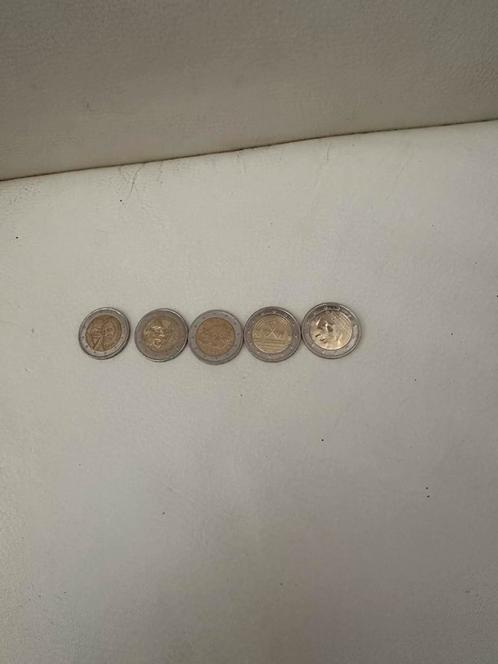 5x2 euromunten, Postzegels en Munten, Munten | Europa | Euromunten, 2 euro, Overige landen, Verzenden