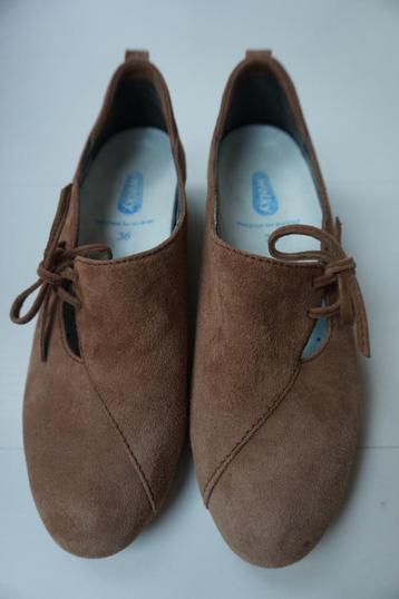 Wolky instappers lage schoenen bruin beige leer veter mt 36 beschikbaar voor biedingen