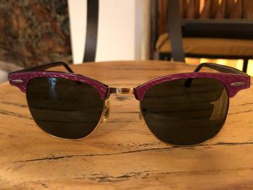 Vintage B&L Ray-ban Clubmaster pink W0376 zonnebril Club2 beschikbaar voor biedingen