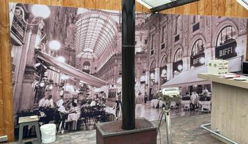 Foto op textielframe 2370 hoog x 5400mm breed beschikbaar voor biedingen