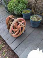 Oude antieke Bodewes lier, Watersport en Boten, Bootonderdelen, Ophalen, Gebruikt, Dekbeslag, Zeilboot