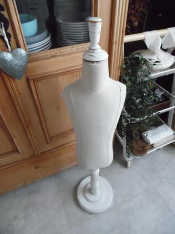 Brocante Linnen Kinderpaspopje beschikbaar voor biedingen