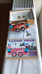 Blikken opwind railway truck, Antiek en Kunst, Ophalen of Verzenden