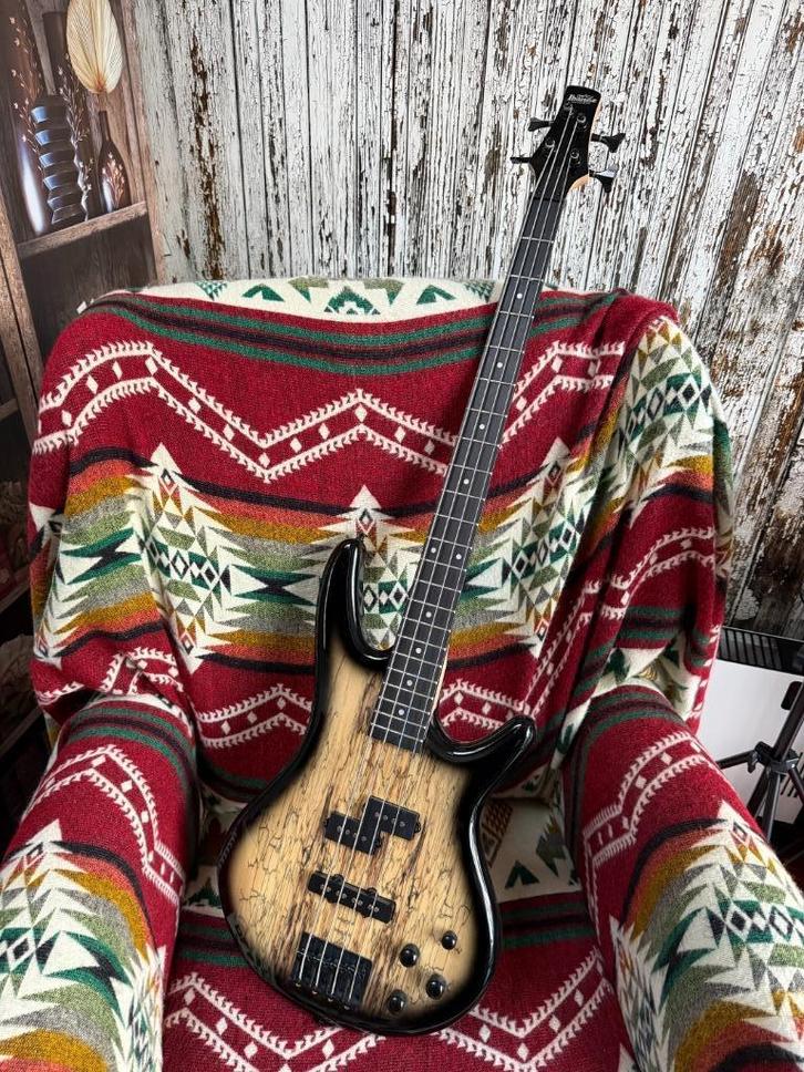 Basgitaar, Ibanez Gio GSR200SM-NGT Natural Gray Burst, Muziek en Instrumenten, Snaarinstrumenten | Gitaren | Bas, Nieuw, Elektrisch