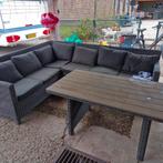 Loungeset, Tuin en Terras, Ophalen, 5 zitplaatsen, Kunststof, Zo goed als nieuw
