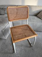 Vintage witte cesca stoel - Marcel Breuer, Huis en Inrichting, Ophalen, Gebruikt, Hout, Wit