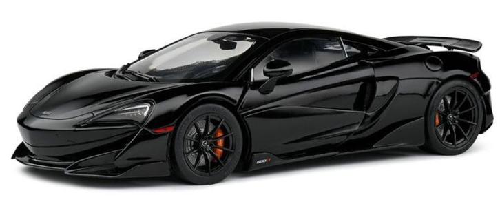 McLaren 600 LT '18, zwart, Hobby en Vrije tijd, Modelauto's | 1:18, Nieuw, Auto, Solido, Ophalen of Verzenden