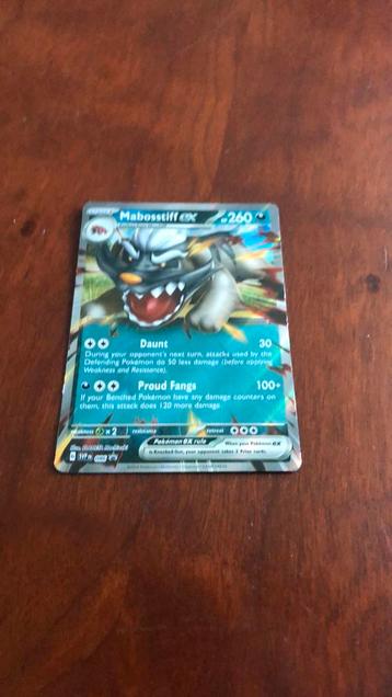 Pokemon kaart beschikbaar voor biedingen