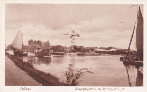16057 Jutfaas Scheepswerven en machinefabriek Nieuwegein, Verzamelen, Ansichtkaarten | Nederland, Ongelopen, Utrecht, 1920 tot 1940