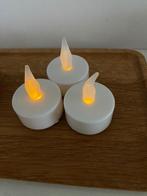 waxinelichtjes led, Kunststof, Wit, Ophalen of Verzenden, Zo goed als nieuw