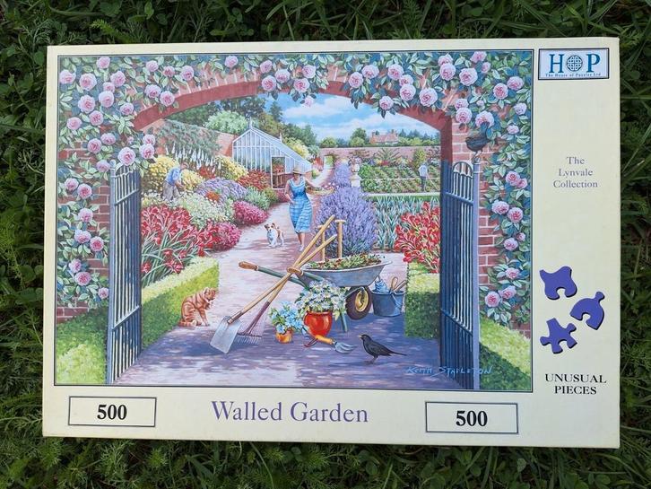 🌺 HOP - Walled Garden - 500 🧩🧩, Hobby en Vrije tijd, Denksport en Puzzels, Nieuw, 500 t/m 1500 stukjes, Ophalen of Verzenden