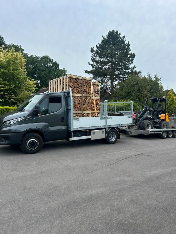 Ovengedroogd haardhout mix en eiken hout, Tuin en Terras, Haardhout, Blokken, Eikenhout, Ophalen of Verzenden