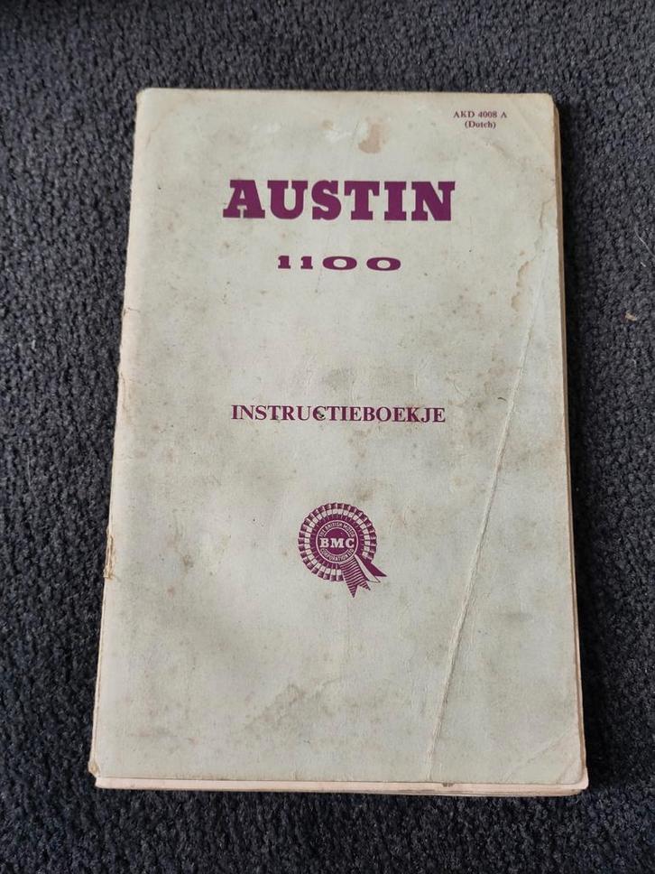 Austin 1100 Instructieboekje, Auto diversen, Handleidingen en Instructieboekjes, Ophalen of Verzenden