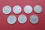 Nette verzameling stuivers Willem lll, Koning Willem III, Setje, Zilver, Ophalen of Verzenden