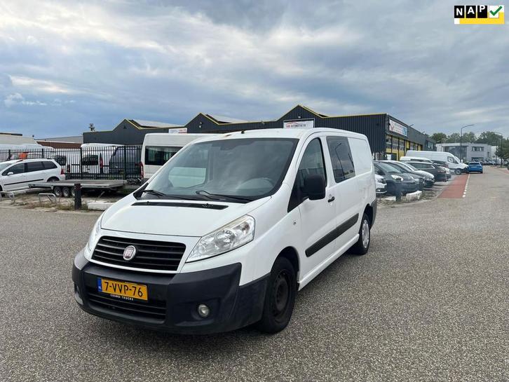Fiat Scudo 12 2.0 MultiJet LH1 SX DC, Auto's, Bestelauto's, Bedrijf, Te koop, ABS, Airconditioning, Boordcomputer, Centrale vergrendeling