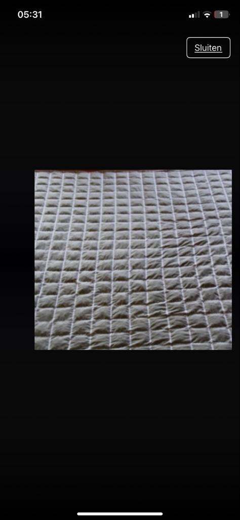 Nieuwe verzwaringsdeken 32kg - 200/220, Sport en Fitness, Gezondheidsproducten en Wellness, Nieuw, Ophalen of Verzenden