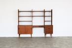 vintage wandmeubel | teak | jaren 60 | Zweeds, Gebruikt, ., Teakhout, Ophalen of Verzenden