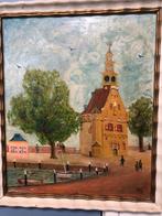 Schilderij van de Hoofdtoren in Hoorn, Antiek en Kunst, Kunst | Schilderijen | Klassiek, Ophalen