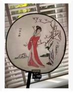 2 x Japanse waaiers, stof hout, zeer mooi, pr.p.stuk, Ophalen of Verzenden