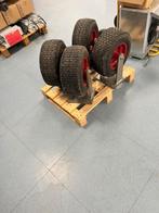 4 Nieuwe wielen 16 x 6.50-8 voor zwaar transport, Doe-het-zelf en Verbouw, Zwenkwielen, Ophalen of Verzenden