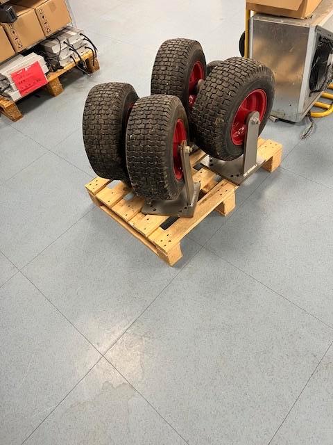 4 Nieuwe wielen 16 x 6.50-8 voor zwaar transport, Doe-het-zelf en Verbouw, Zwenkwielen, Ophalen of Verzenden