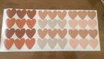 Muurstickers hartjes 36 stuks, Ophalen