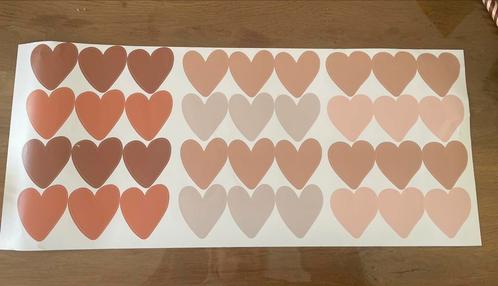 Muurstickers hartjes 36 stuks, Huis en Inrichting, Stoffering | Behang, Ophalen