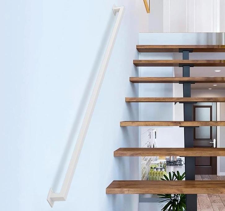 IJzeren Leuning - Vierkante Buis - Nieuw!, Doe-het-zelf en Verbouw, Hang- en Sluitwerk, Zo goed als nieuw, IJzer, Ophalen of Verzenden