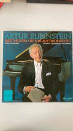 Beethoven 5 pianoconcerten Rubinstein 4 platen Red Seal, Cd's en Dvd's, Vinyl | Klassiek, Ophalen of Verzenden, Classicisme, Zo goed als nieuw