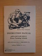 Advance-Rumely Tractor Handleiding, Ophalen of Verzenden, Gelezen, Advance-Rumely