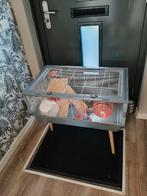 Hamster kooi met alle benodigdheden voor de hamster., Dieren en Toebehoren, Knaagdieren en Konijnen | Hokken en Kooien, Minder dan 60 cm