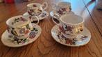 Engels porseleinen koffiekopjes Royal Windsor, Antiek en Kunst, Antiek | Servies compleet, Ophalen of Verzenden