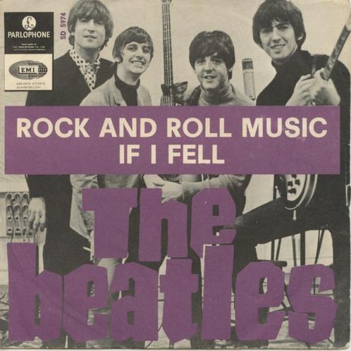 THE BEATLES SINGLE ROCK AND ROLL MUSIC (Zweden), Cd's en Dvd's, Vinyl | Rock, Gebruikt, Poprock, Overige formaten, Verzenden