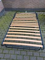 Logeerbed bed rolbaar inklapbaar + matras, 190 cm of minder, 80 cm, Eenpersoons, Metaal