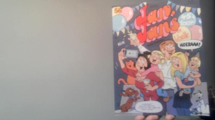 jan jans nr 56   45 jaar in libelle hoeraaa1  EERSTE DRUK, Boeken, Stripboeken, Zo goed als nieuw, Eén stripboek, Ophalen of Verzenden