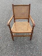 Oud fauteuil Webbing igst, Huis en Inrichting, Fauteuils, Ophalen, Gebruikt, Hout