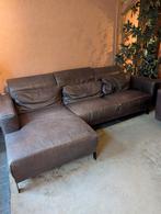 Montel leren bank met USB - 2-delig, Ophalen, 250 tot 300 cm, Driepersoons, Leer