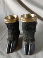 2x retro, vintage bakjes "Zwijnenpoten", Verzamelen, Dierenverzamelingen, Ophalen of Verzenden, Gebruikt, Beeldje of Figuurtje