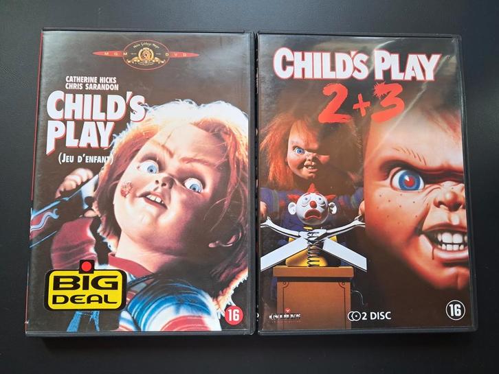 DVD Child's Play Trilogy (€30 inclusief verzendkosten), Cd's en Dvd's, Dvd's | Horror, Zo goed als nieuw, Boxset, Verzenden