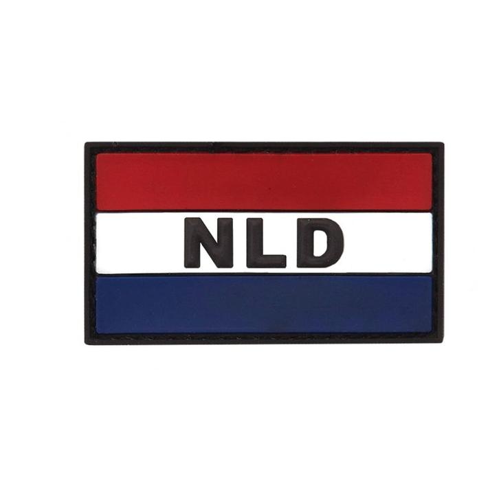 Embleem,Patch,PVC,Vlag,Nederland,NLD, Verzamelen, Militaria | Algemeen, Landmacht, Embleem of Badge, Nederland, Verzenden
