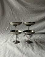 Vintage Franse RVS ijscoupes Guy Degrenne | retro | bistro, Huis en Inrichting, Keuken | Servies, Ophalen, Overige materialen