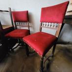 Klassieke Stoelen Set van 6 - Beklede Zitting, Huis en Inrichting, Stoelen, Ophalen, Hout, Gebruikt, Klassiek