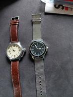 Enzo Tempo Horloges, Sieraden, Tassen en Uiterlijk, Horloges | Heren, Ophalen of Verzenden, Gebruikt, Leer, Overige merken